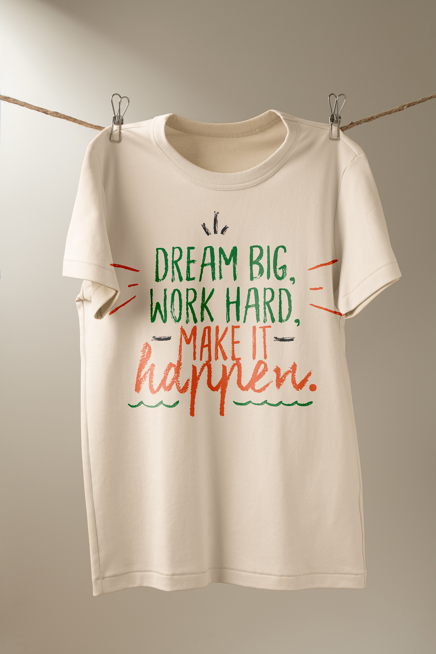 Dream BIG Make it Happen t-shirt tshirt Tshirt Design Tshirt design ideas tshirtdesign tshirts typography   work hard