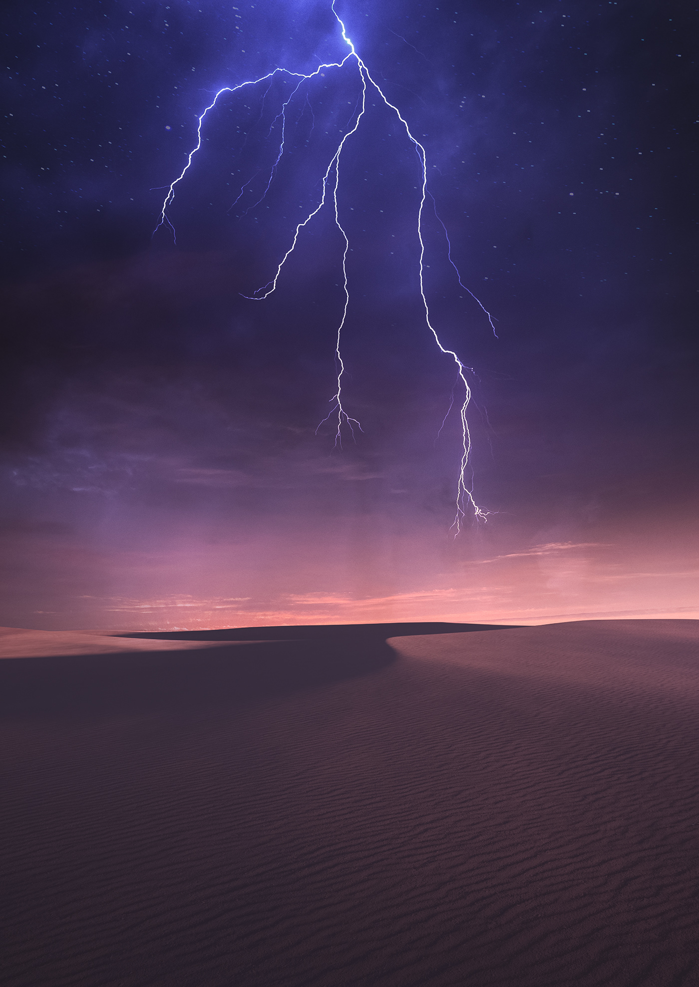 3D art c4d Digital Art fantasy Landscape Render SKY sunset surreal