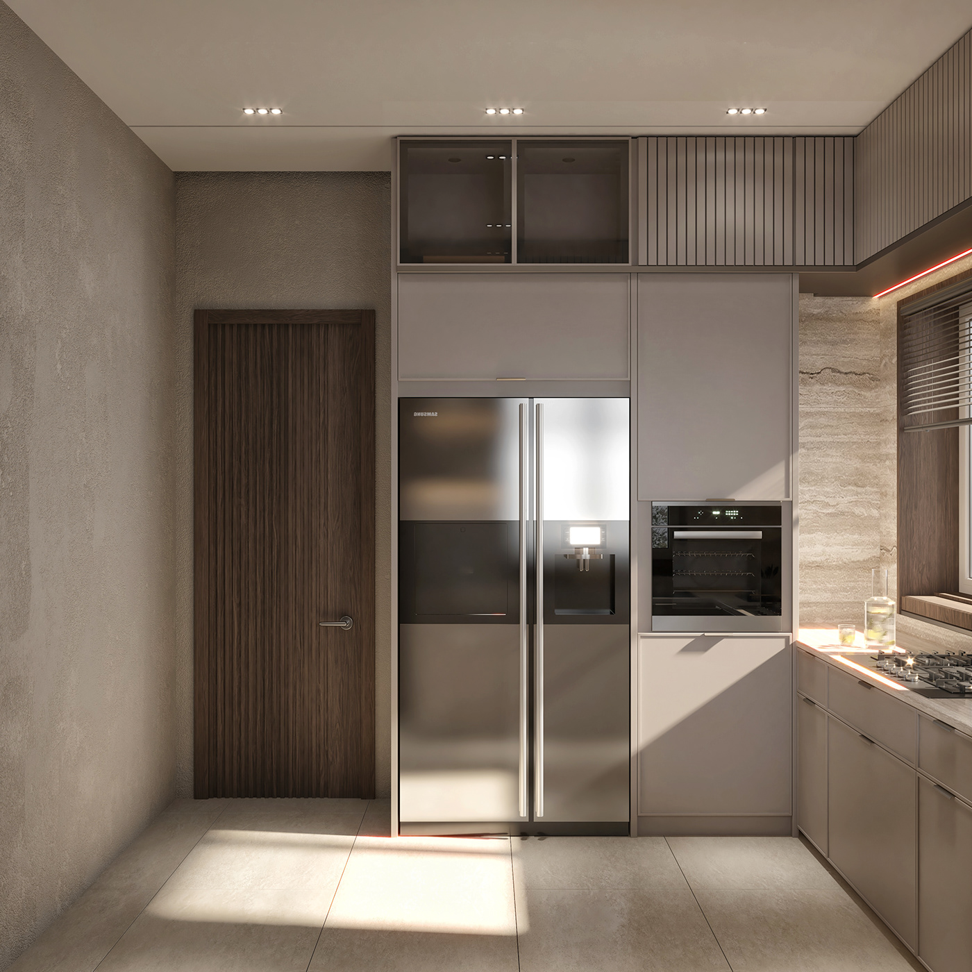 kitchen interior design  architecture modern kitchen design Interior visualization luxury KITCHENWARE dinning