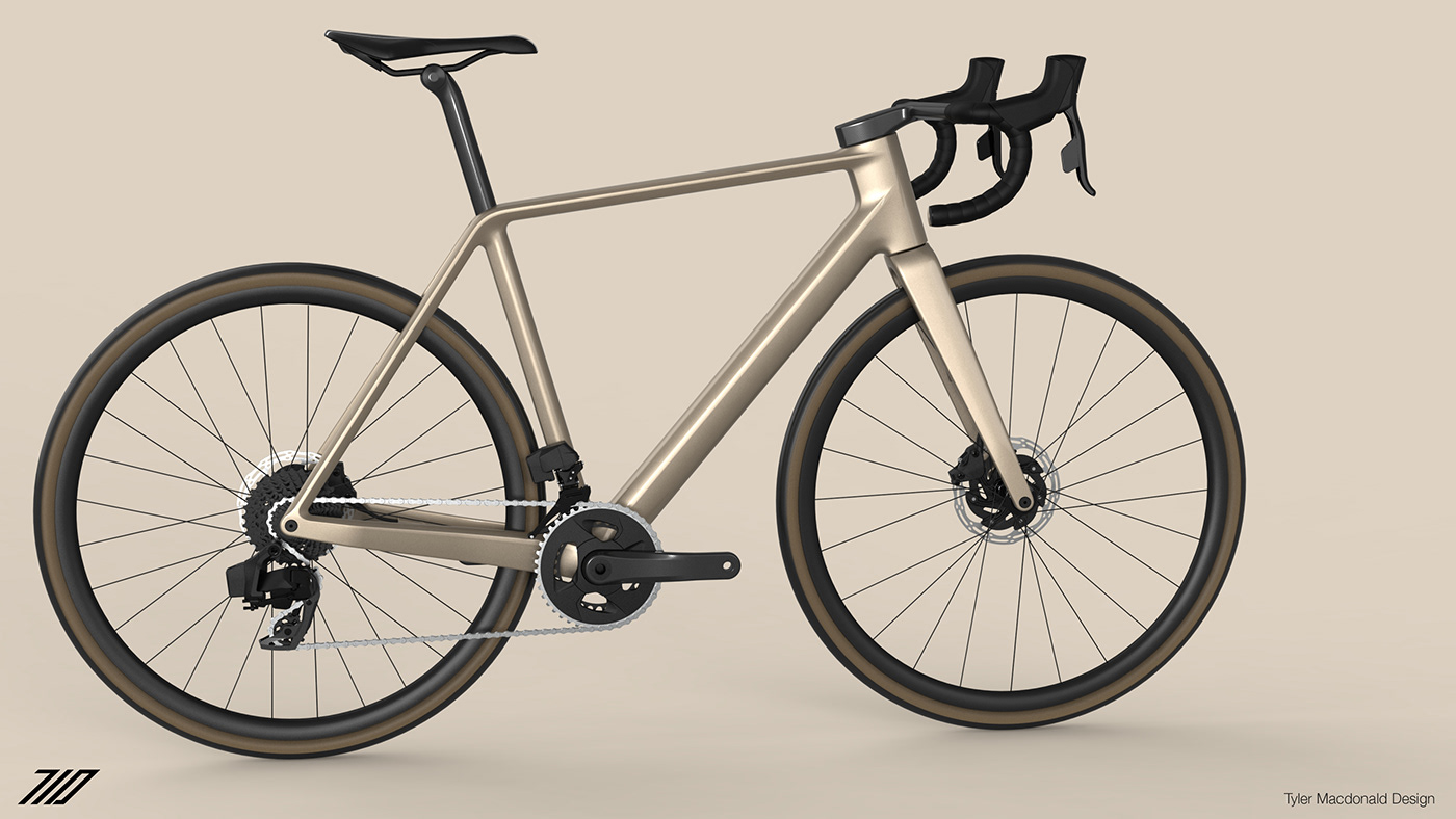 Bicycle Bike cycle Cycling industrial design  keyshot product design  Rhino 3D roadbike