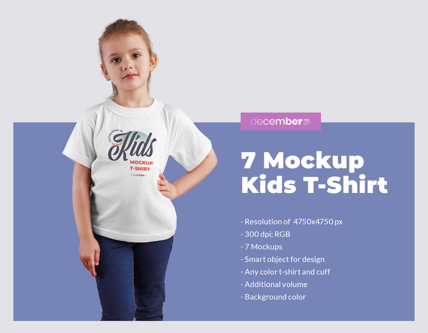 7 MockUps Kids T-Shirt (1 free) on Behance