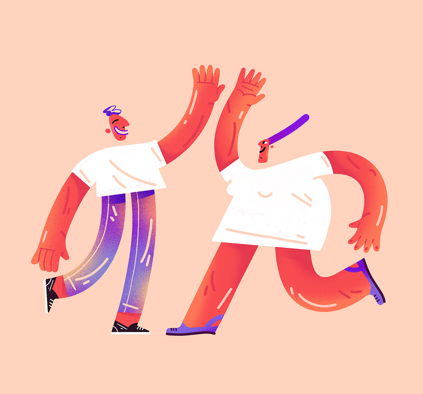 ILLUSTRATION  Character design personaje color people shape composition abstract Dynamic