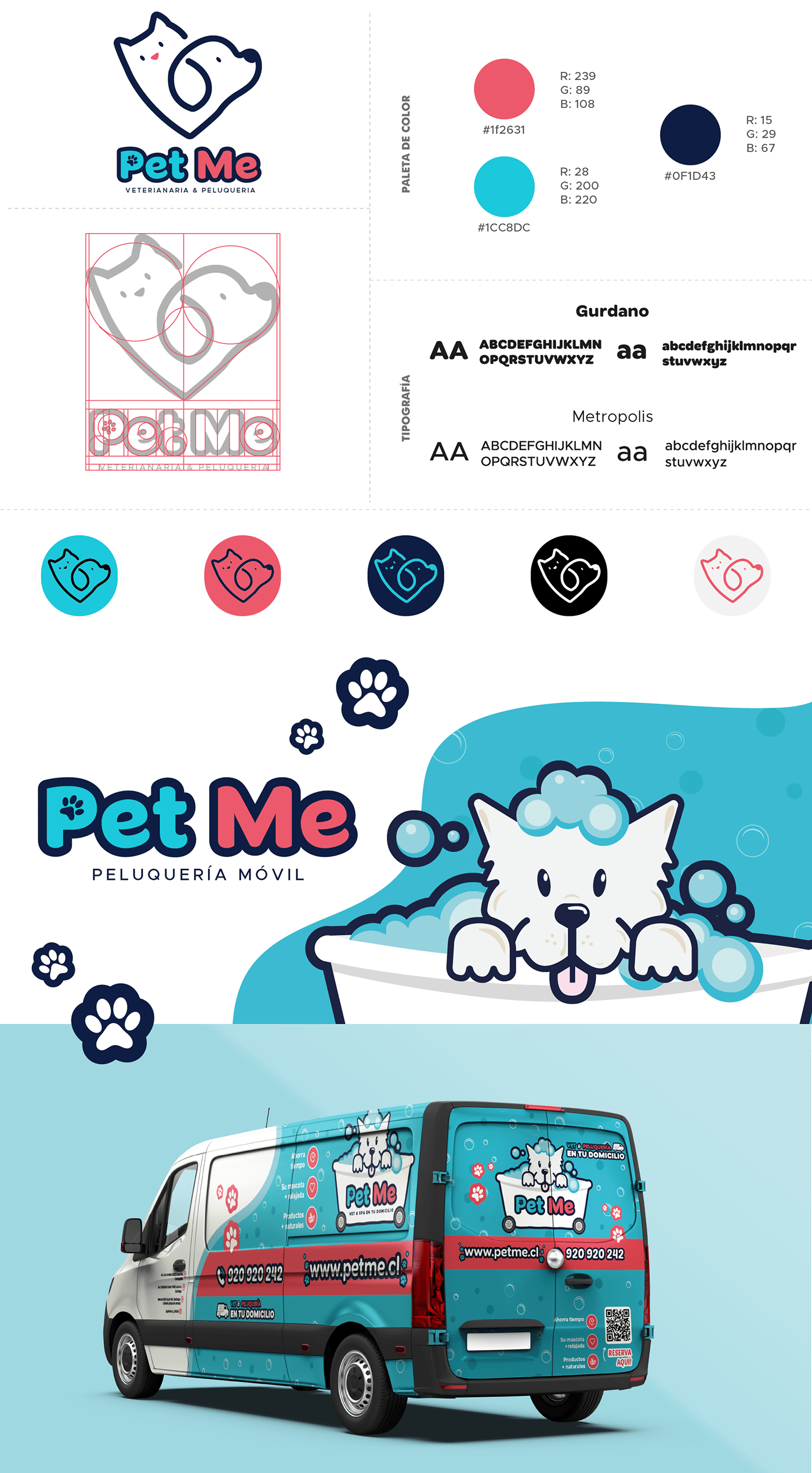 Logo Design brand identity Logotype veterinaria Pet design gráfico visual identity brand plotter Ploteo vehicular