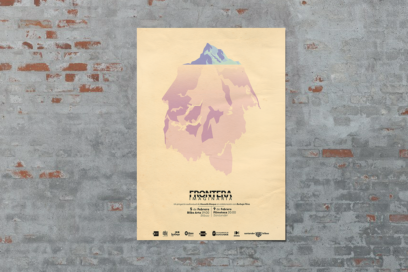 poster tomoestudio TOMO estudio tomo estudiotomo al alfonso álvarez iceberg ILLUSTRATION  pink