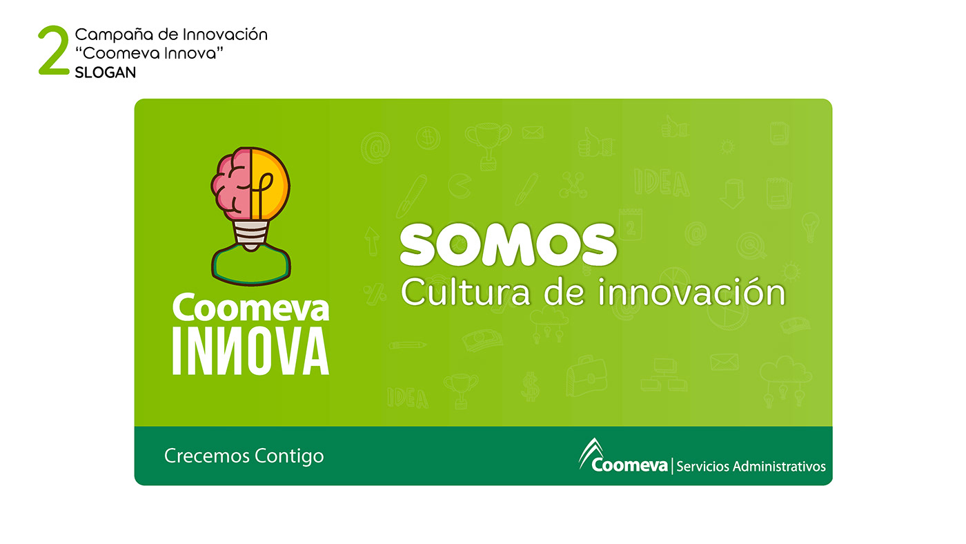 diseño gráfico innovación Coomeva Campaña diseño innova campaña de innovacion