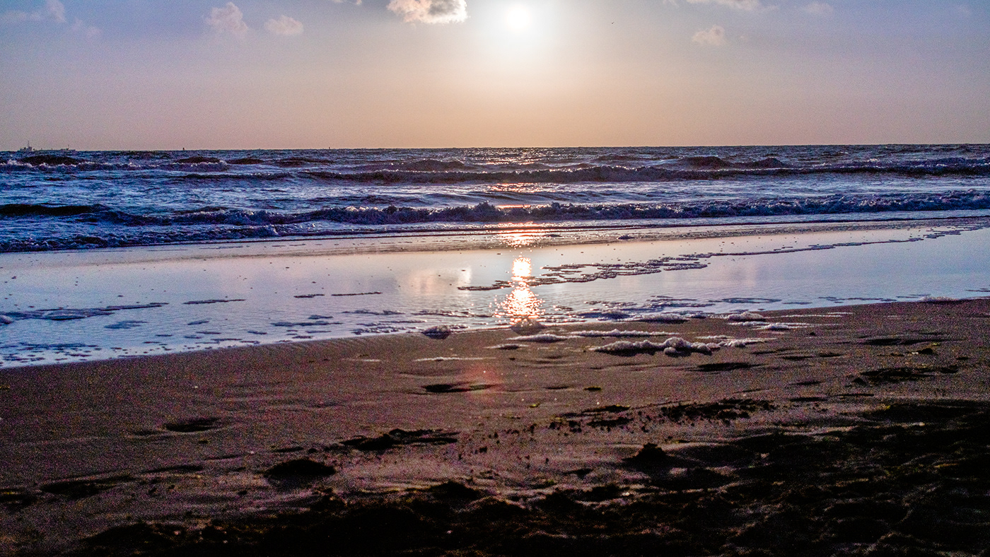 beach golden hour sea seascape sunset
