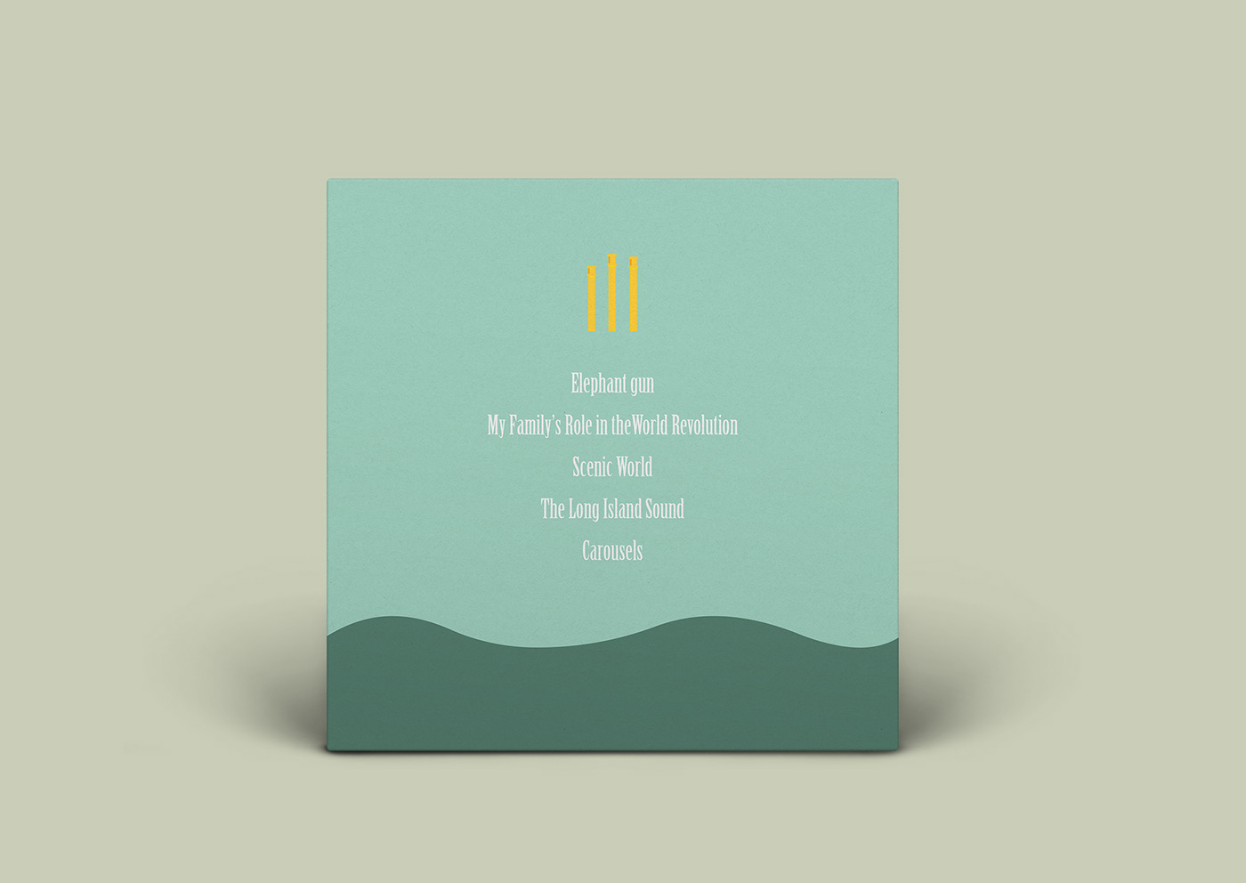 album art design vinyl music typography   ILLUSTRATION  vector trumpet