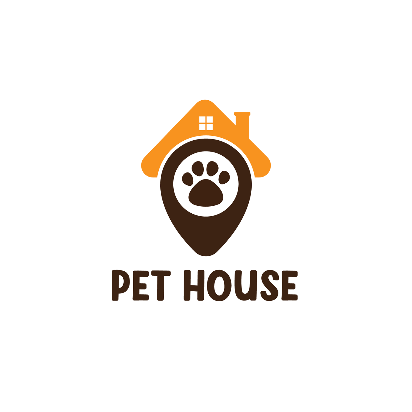 branding  graphic design  graphics logo Logo Design logo work logos Pet pethouse petslogo
