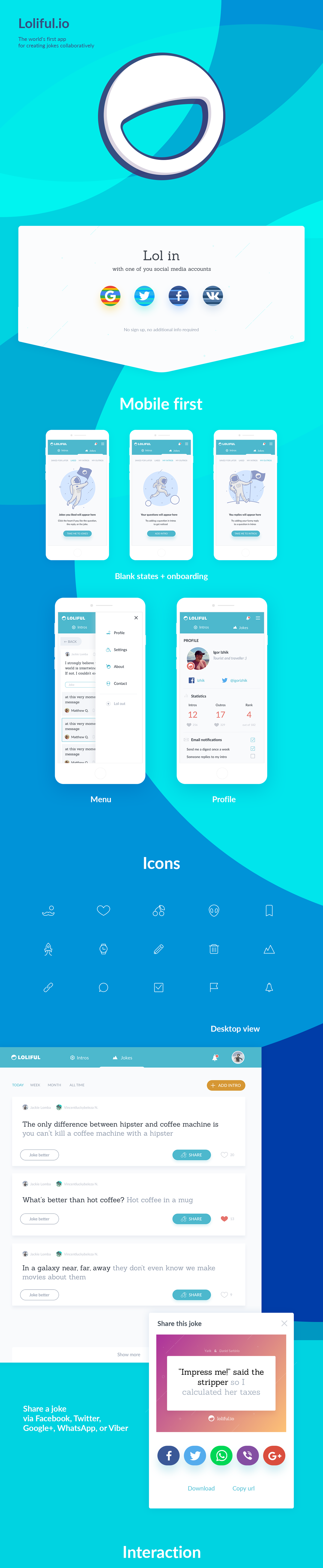 UI ux product app Responsive identity design application interaction