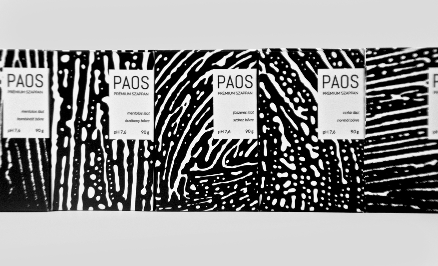 paos premium soap Patterns Packaging vector black
