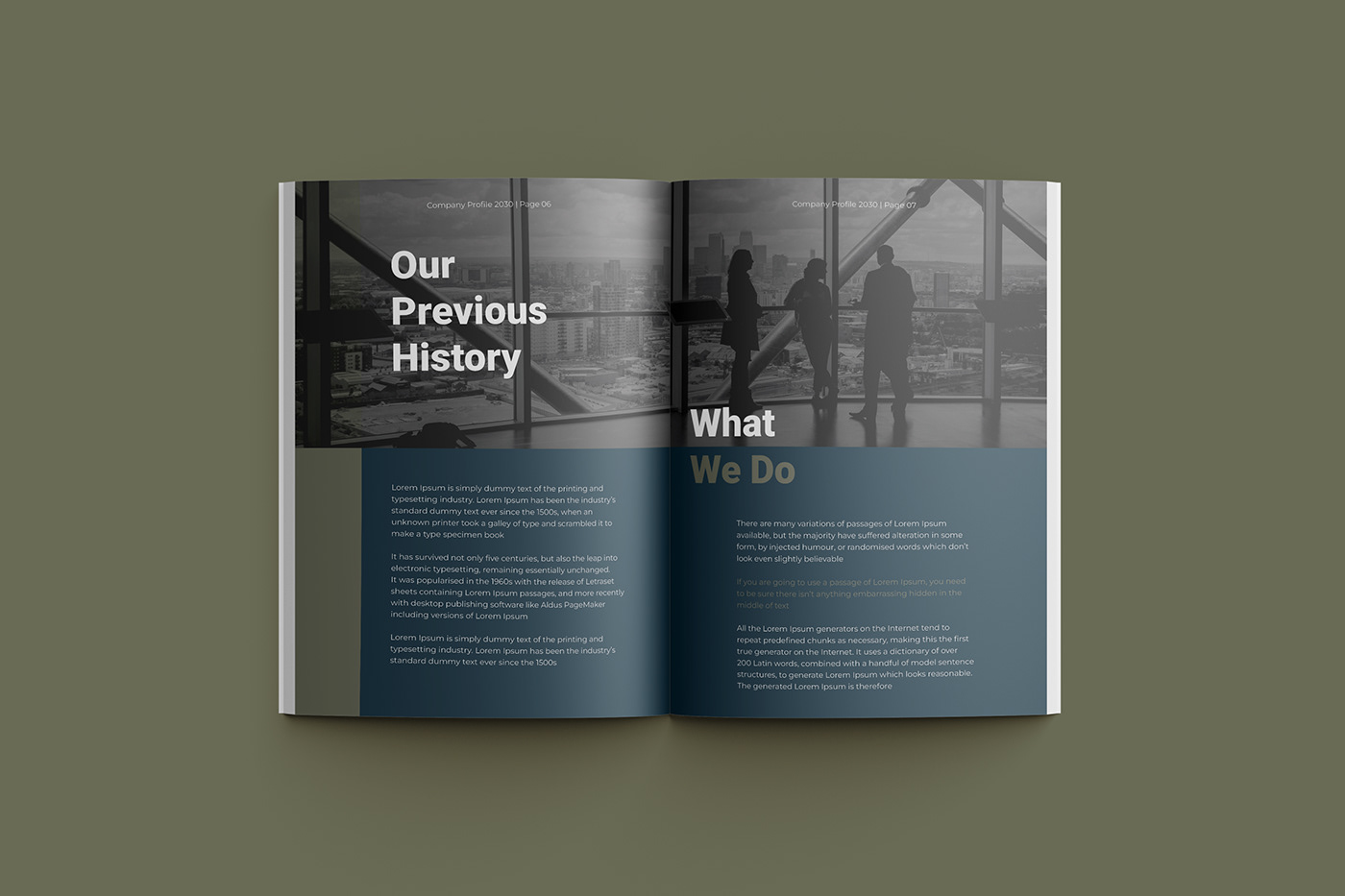 design graphic design  print Layout brochure magazine Graphic Designer company profile corporate template