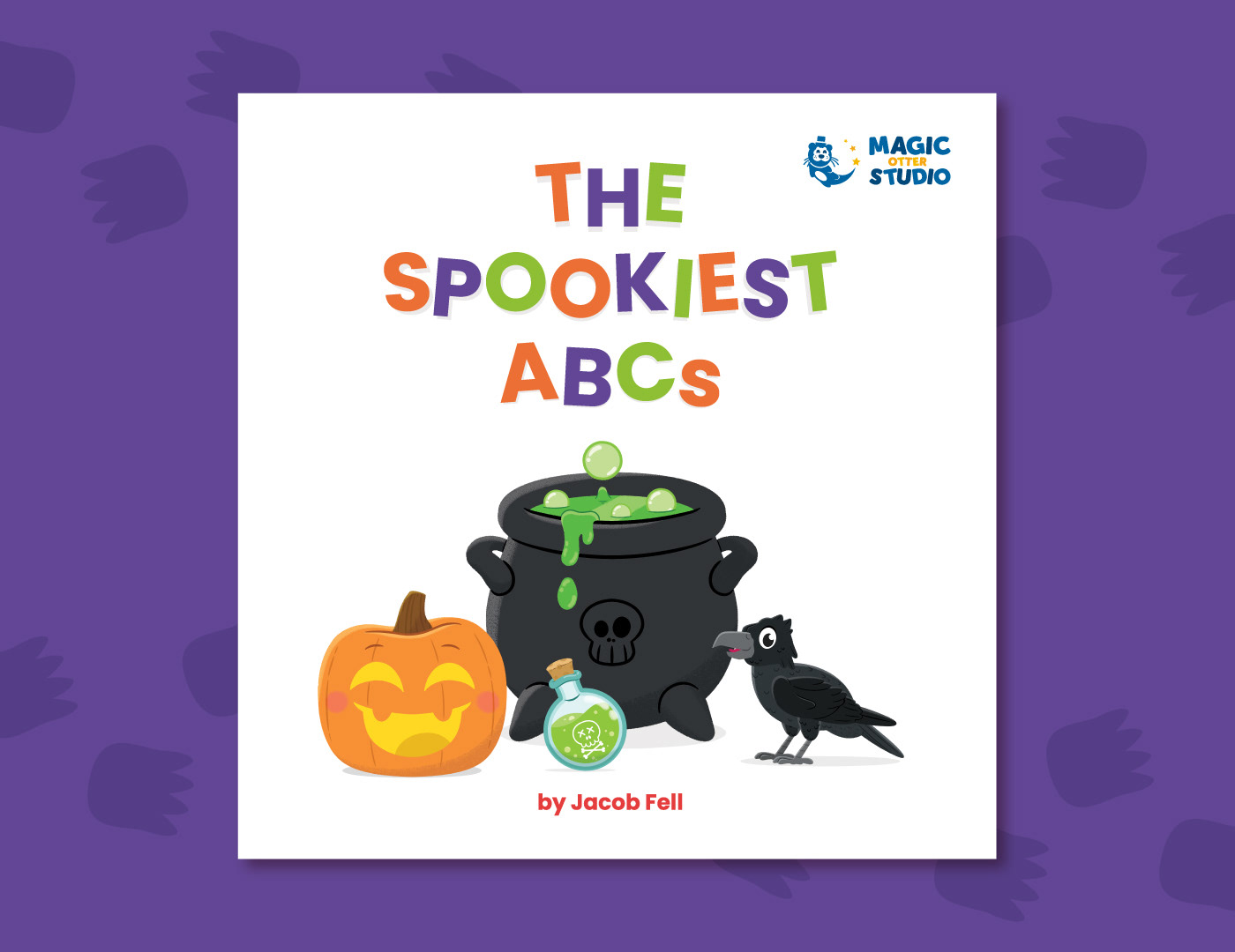 Picture book ABC Halloween spooky season cute children's illustration Character design  children's book board book kid lit