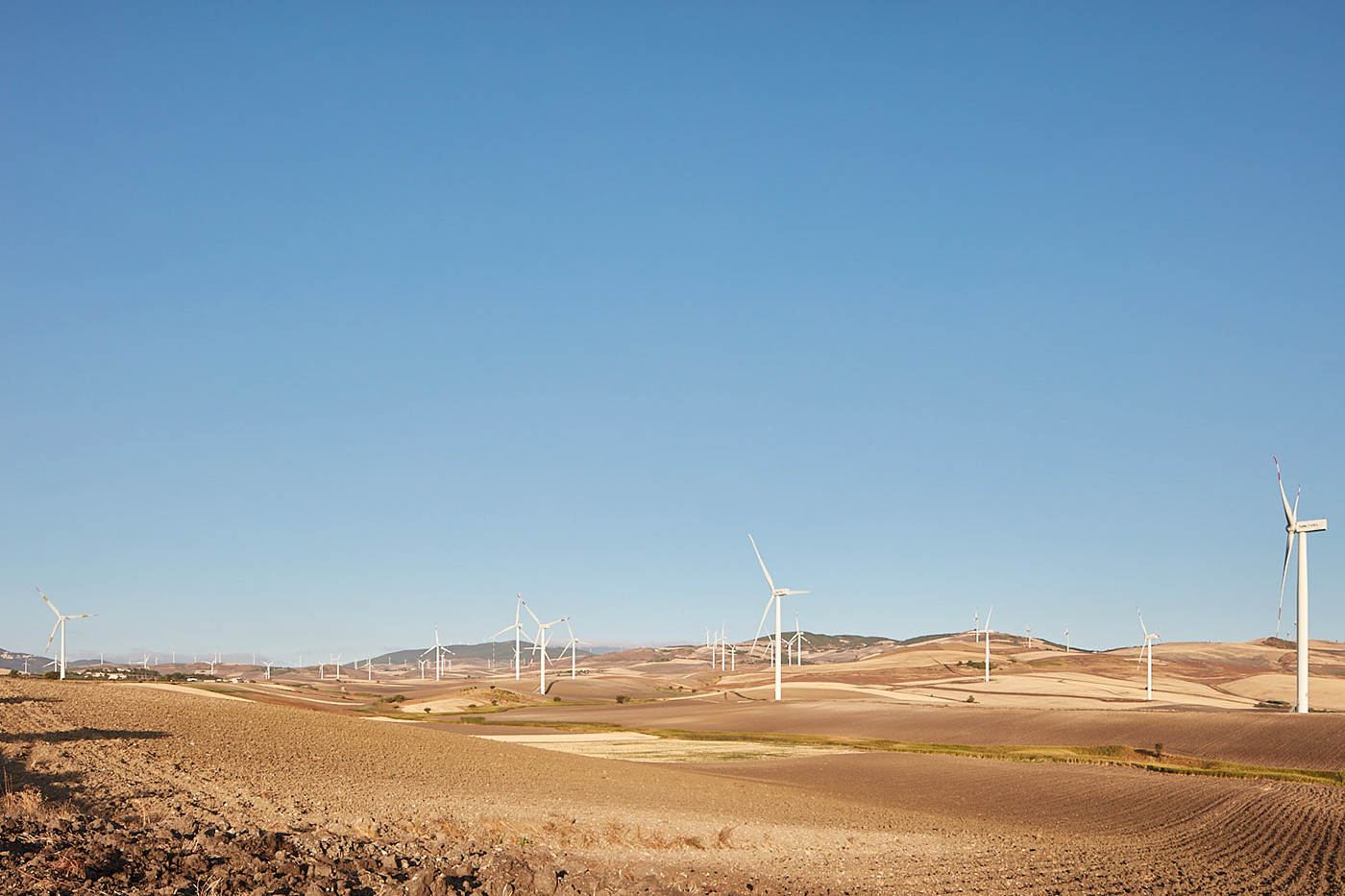 Landscape turbines wind green puglia Italy energy power eolico energia