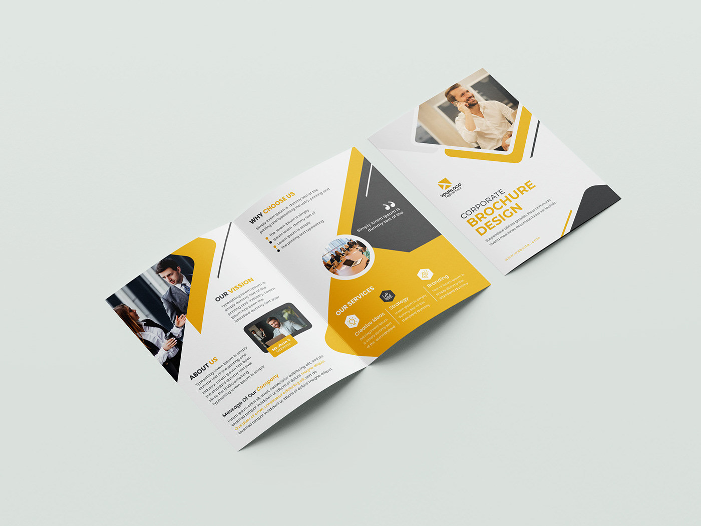 Bi-fold bi-fold brochure bi-fold brochure design bifold bifold brochure brochure Brochure Template business brochure company profile Flyer Design