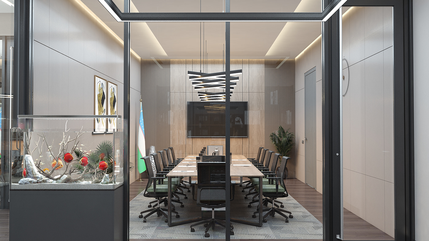 interior design  Indoors 3ds max Architercture Office visualization Render vray carona Interior office design