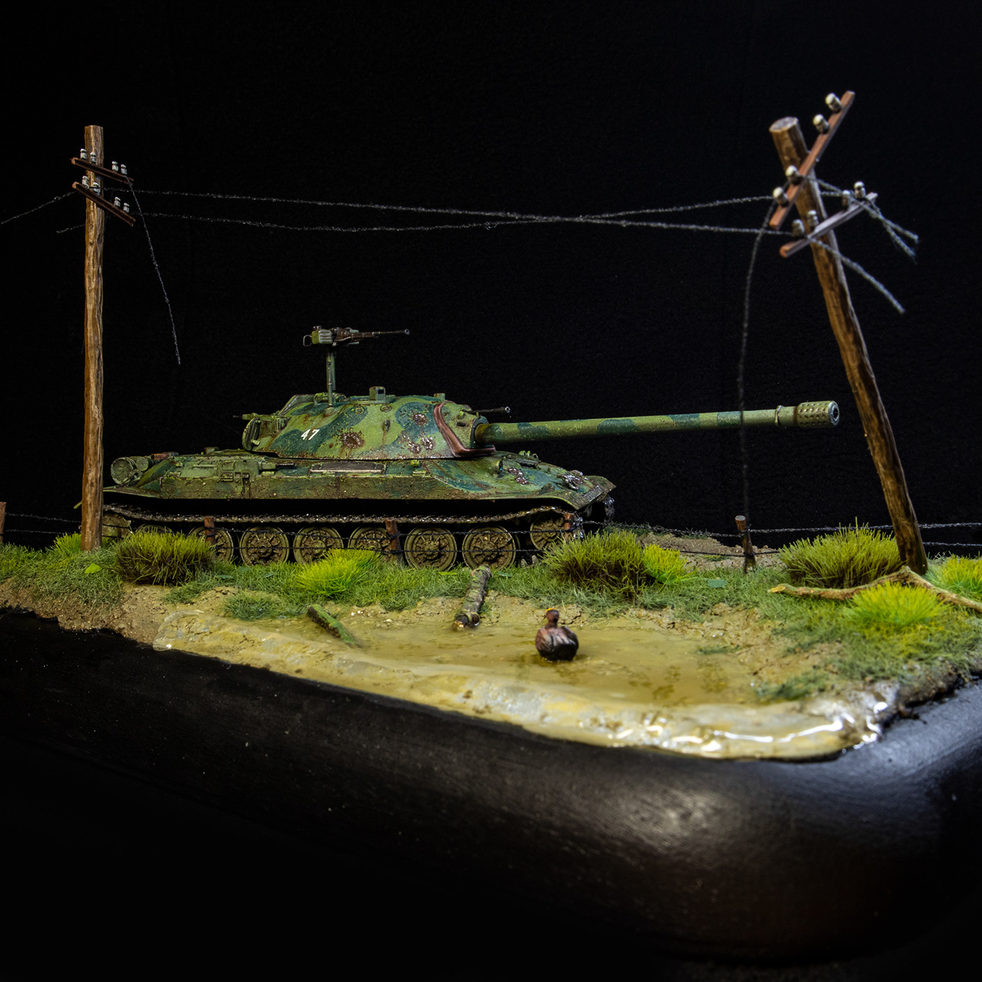 Coldwar Diorama Miniature miniature painting miniatures painting   russian Soviet Tank tanks
