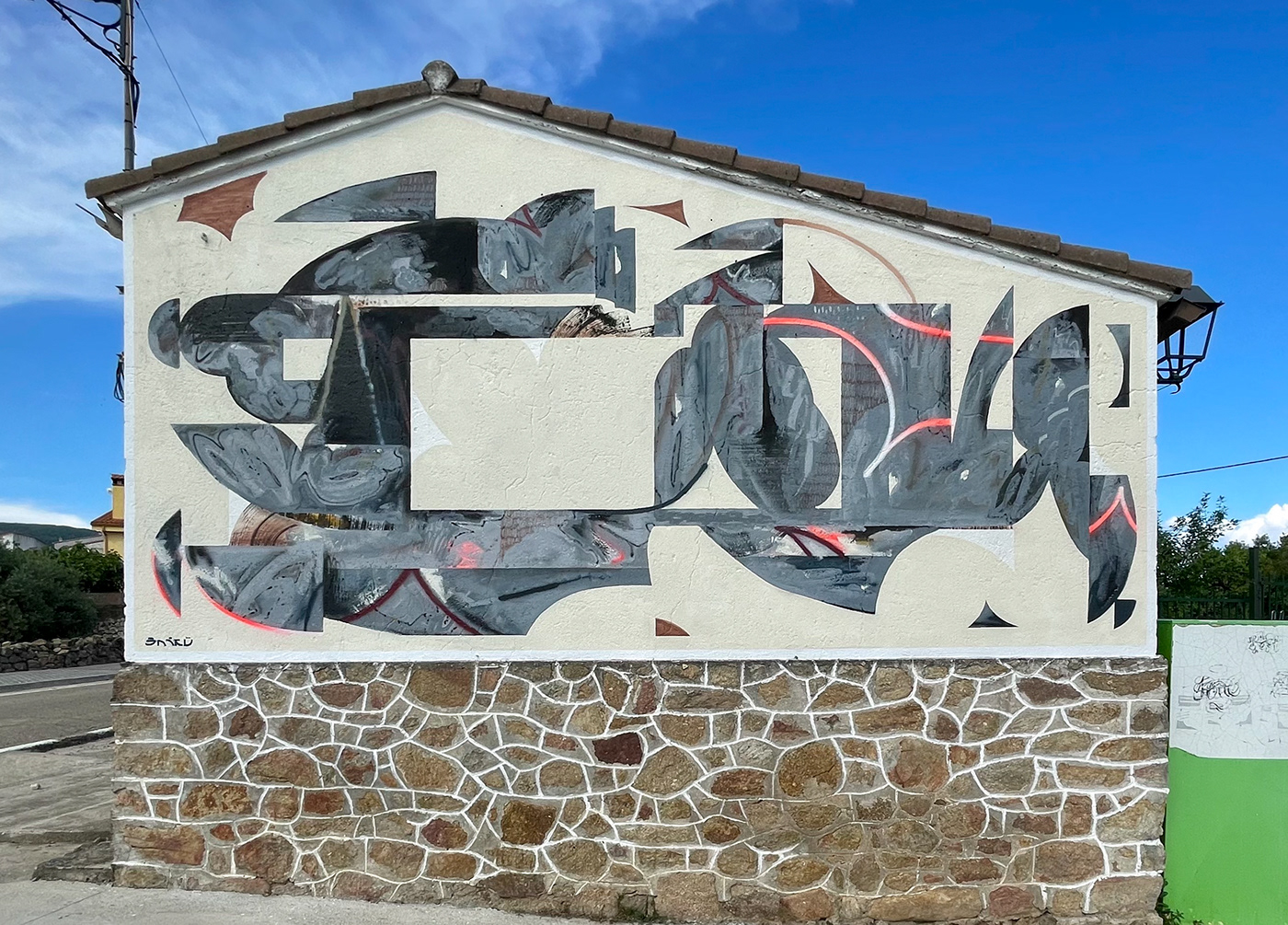 Mural Urbanart streetart painting   concept art contemporary abstract fake nomural MURALISMO