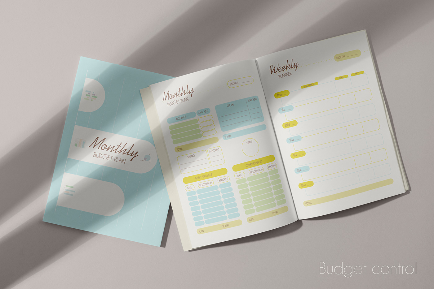 Budget Diary finance money monthly notebook planner weekly planner