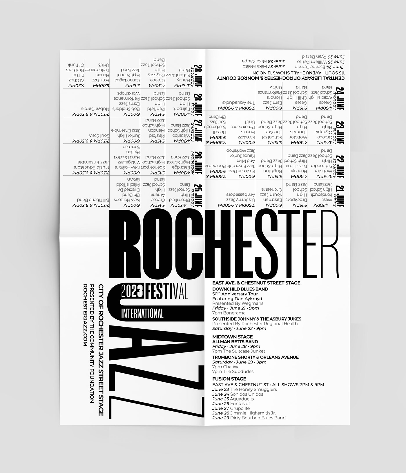 jazz jazz festival poster Poster Design type type as image typographic Typographic composition typographic poster typography  