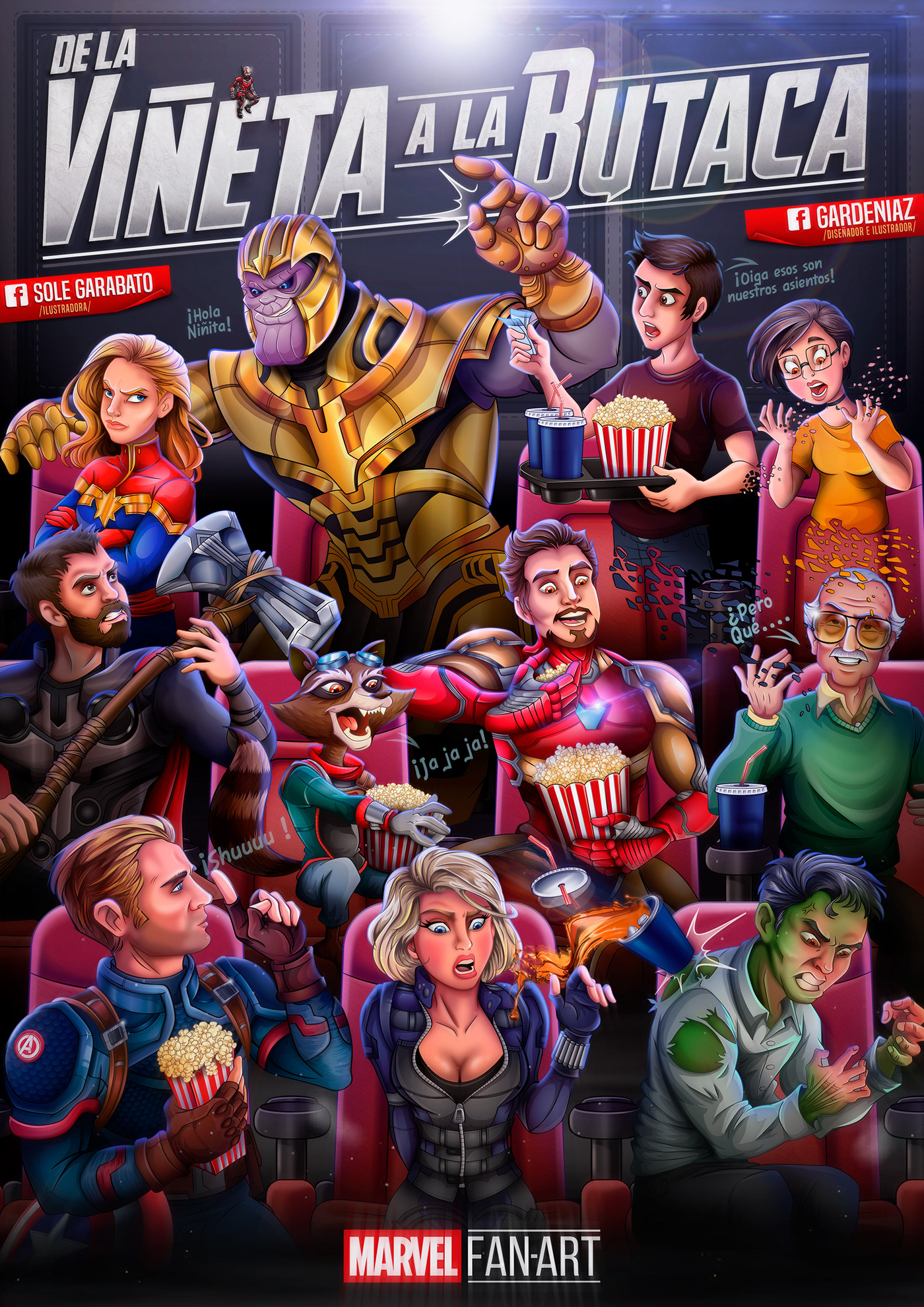marvel dc endgame Avengers comic Gardeniaz wacom photoshop Illustrator design