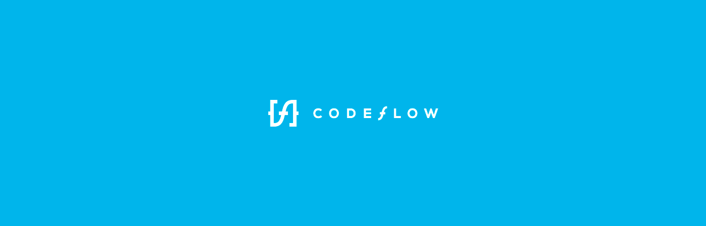 code flow software house dev developer coding Brackets blue grey