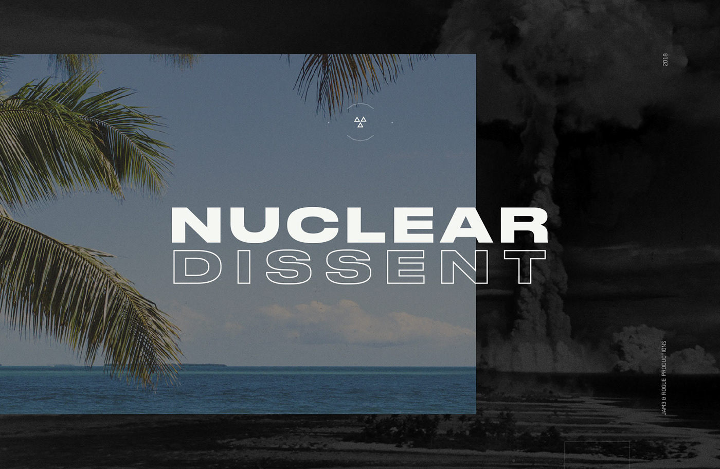 Documentary  nuclear vr typo history 70's Greenpeace doc vertical