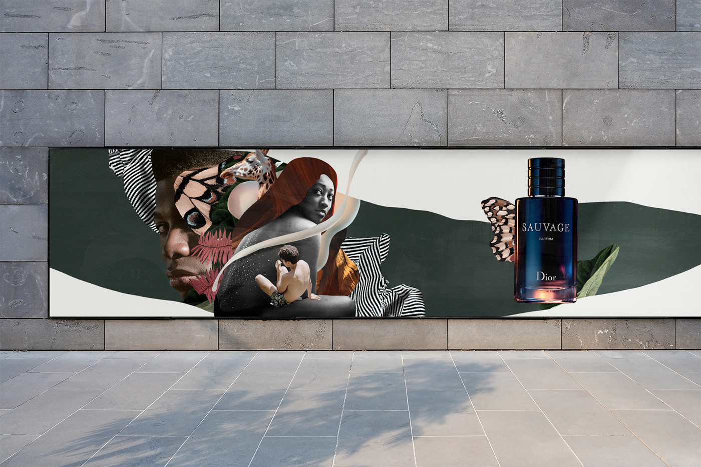 collage digitalcollage Dior Fragrance