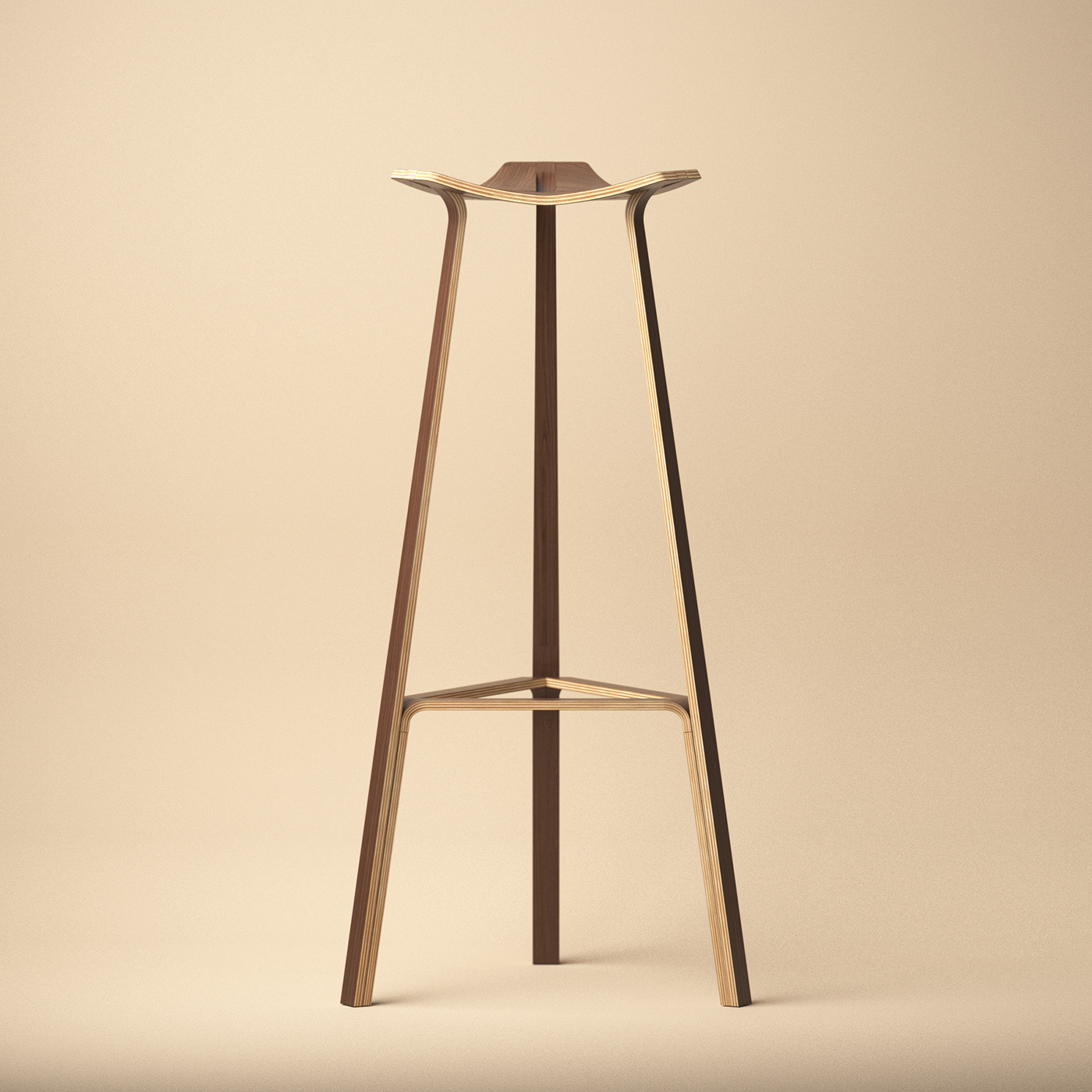 barstool chair furniture Interior object plywood product stool stools wood