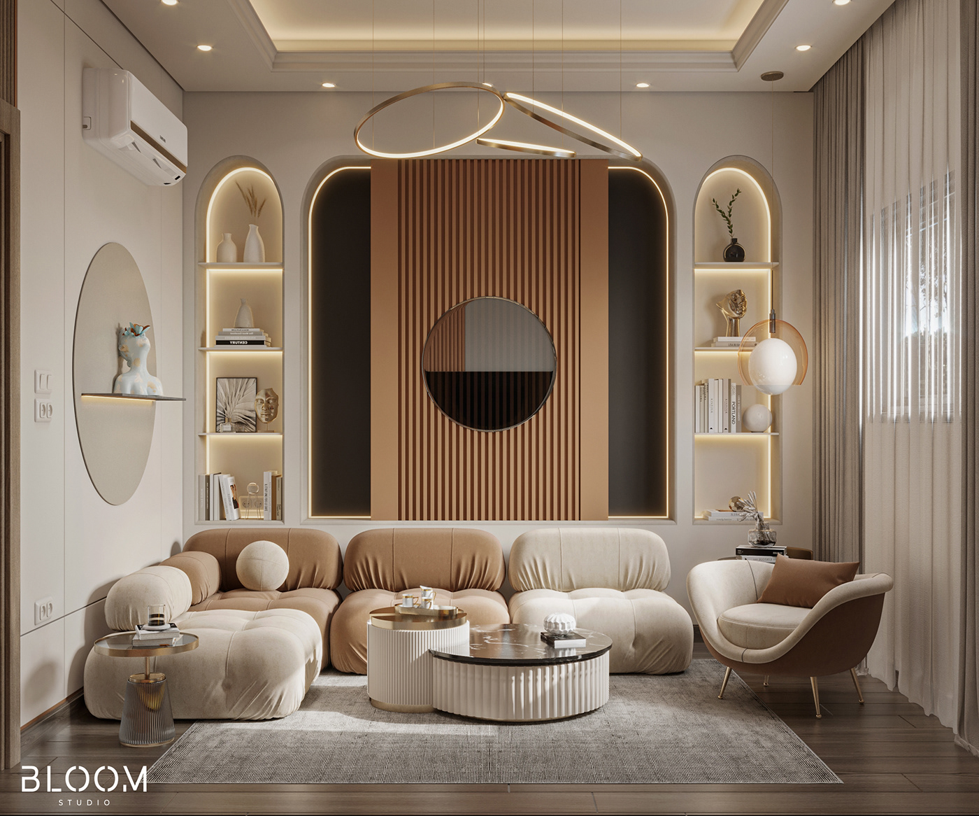 3D architecture decor design Interior modern Photography  living room CGI interior design 