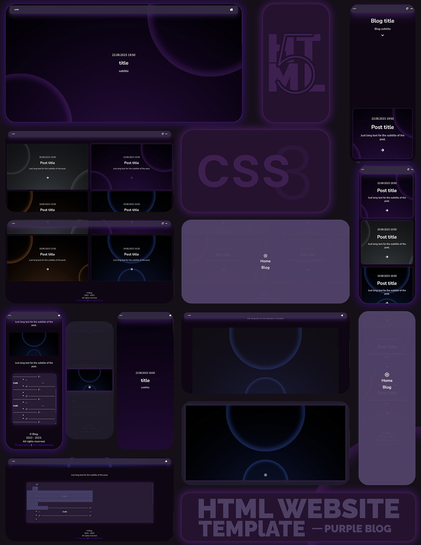 UI/UX Website Web Design  purple HTML css html5 css3 jquery Responsive