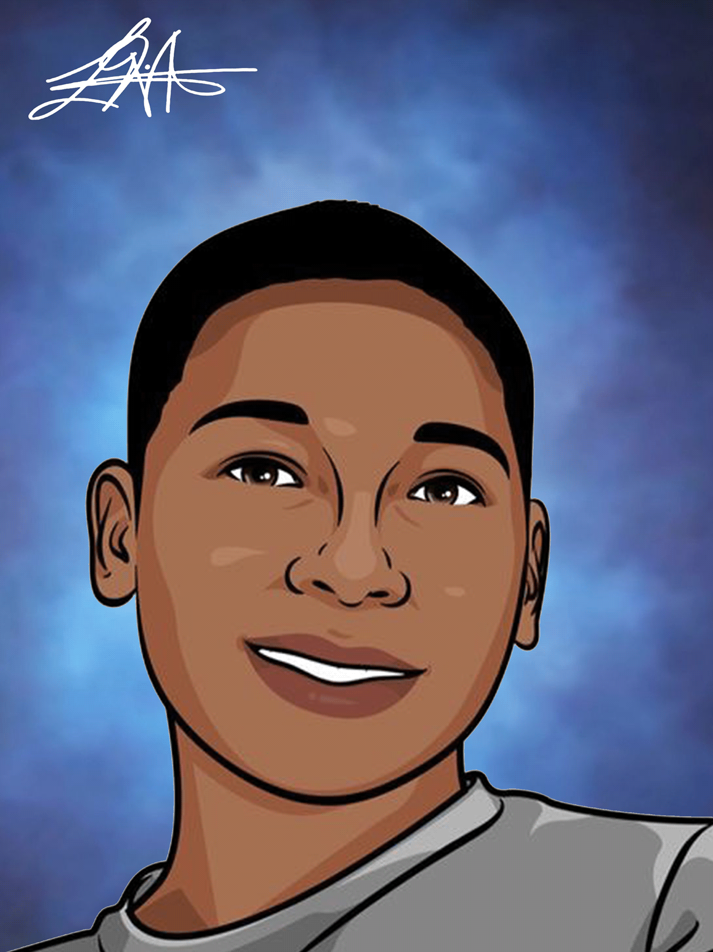 12 years old adobe illustrator illinois killed by Police photoshop Tamir Rice united states Wayne Flint
