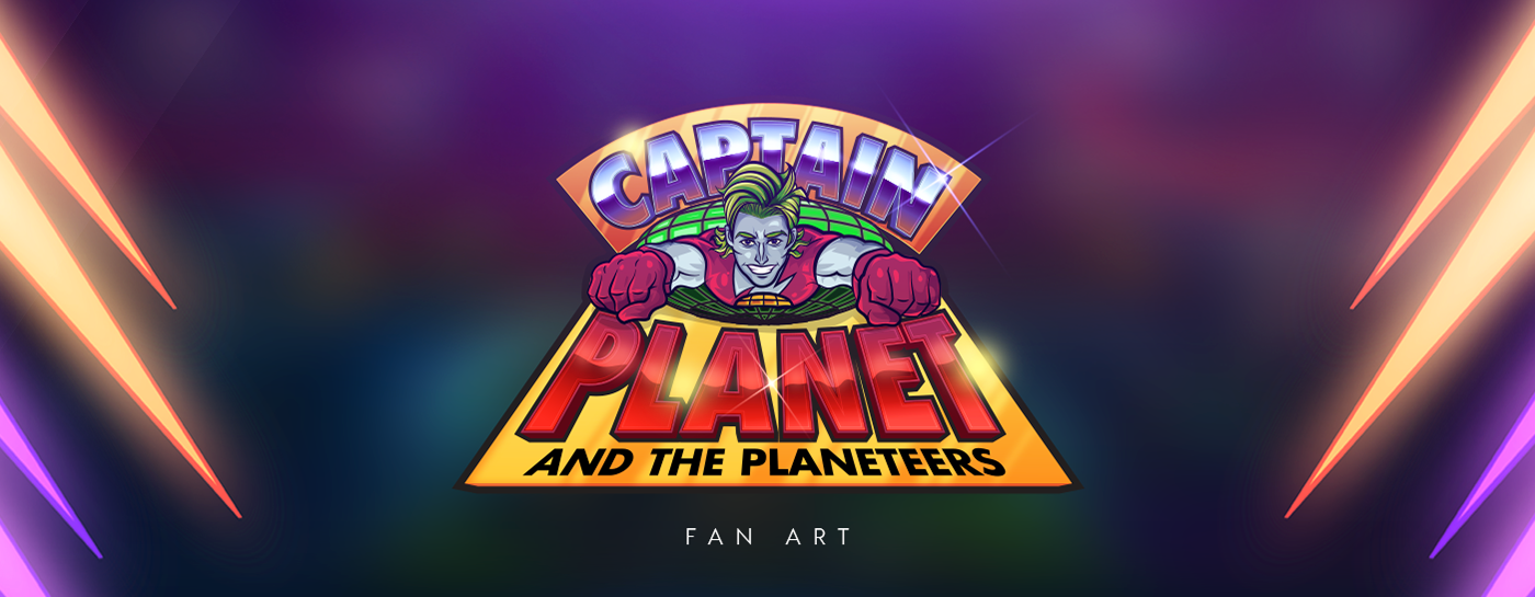design ILLUSTRATION  earth Hero power captain planet inspiration vector Space 