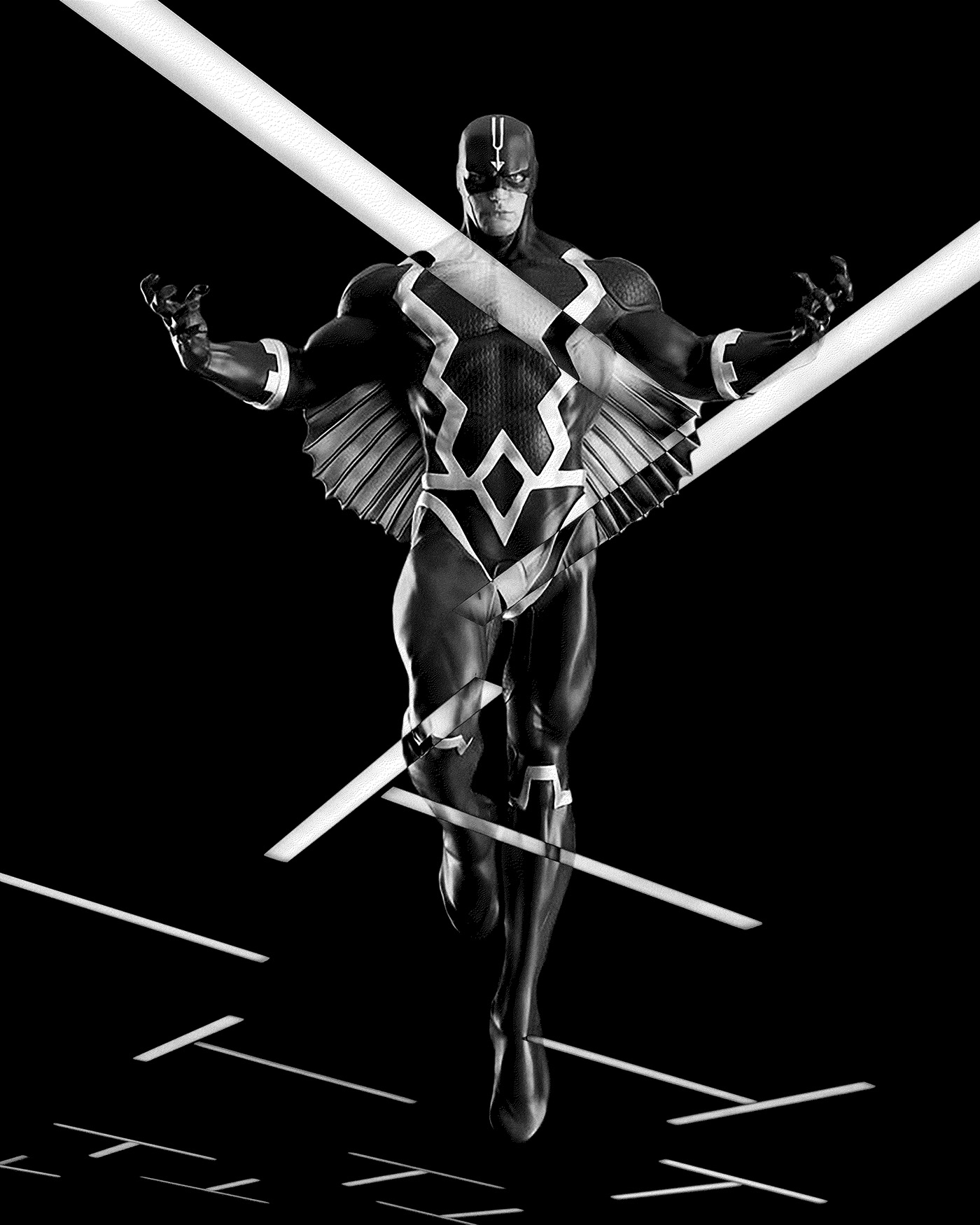 Inhumans marvel comics Comic Book Character design  Graphic Designer SuperHero Digital Art  ILLUSTRATION  Blackbolt