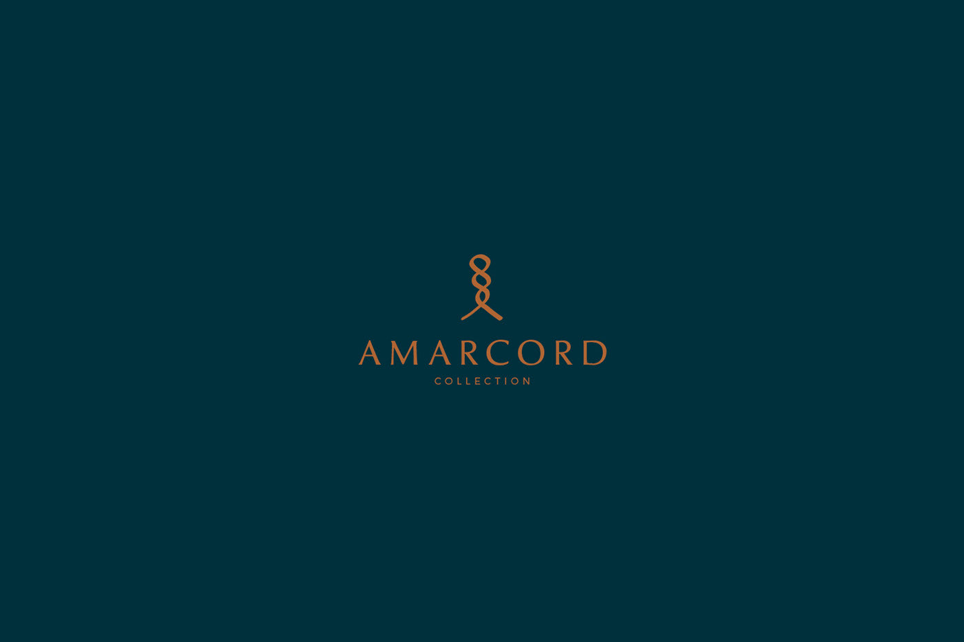 logo branding  design corporate Stationery Amarcord