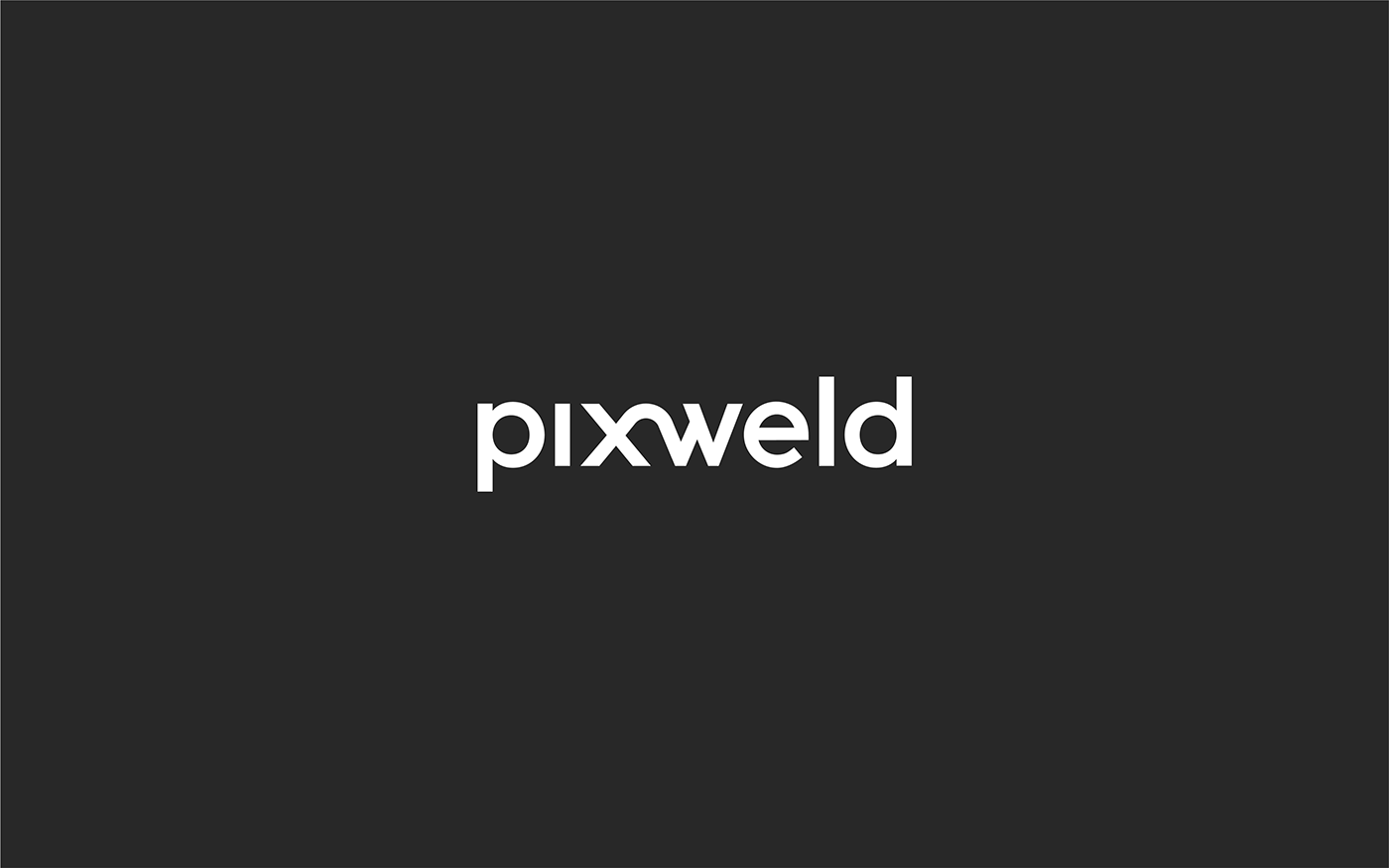 branding  identity pixweld pattern logo wordmark typography   minimal corporate businesscards