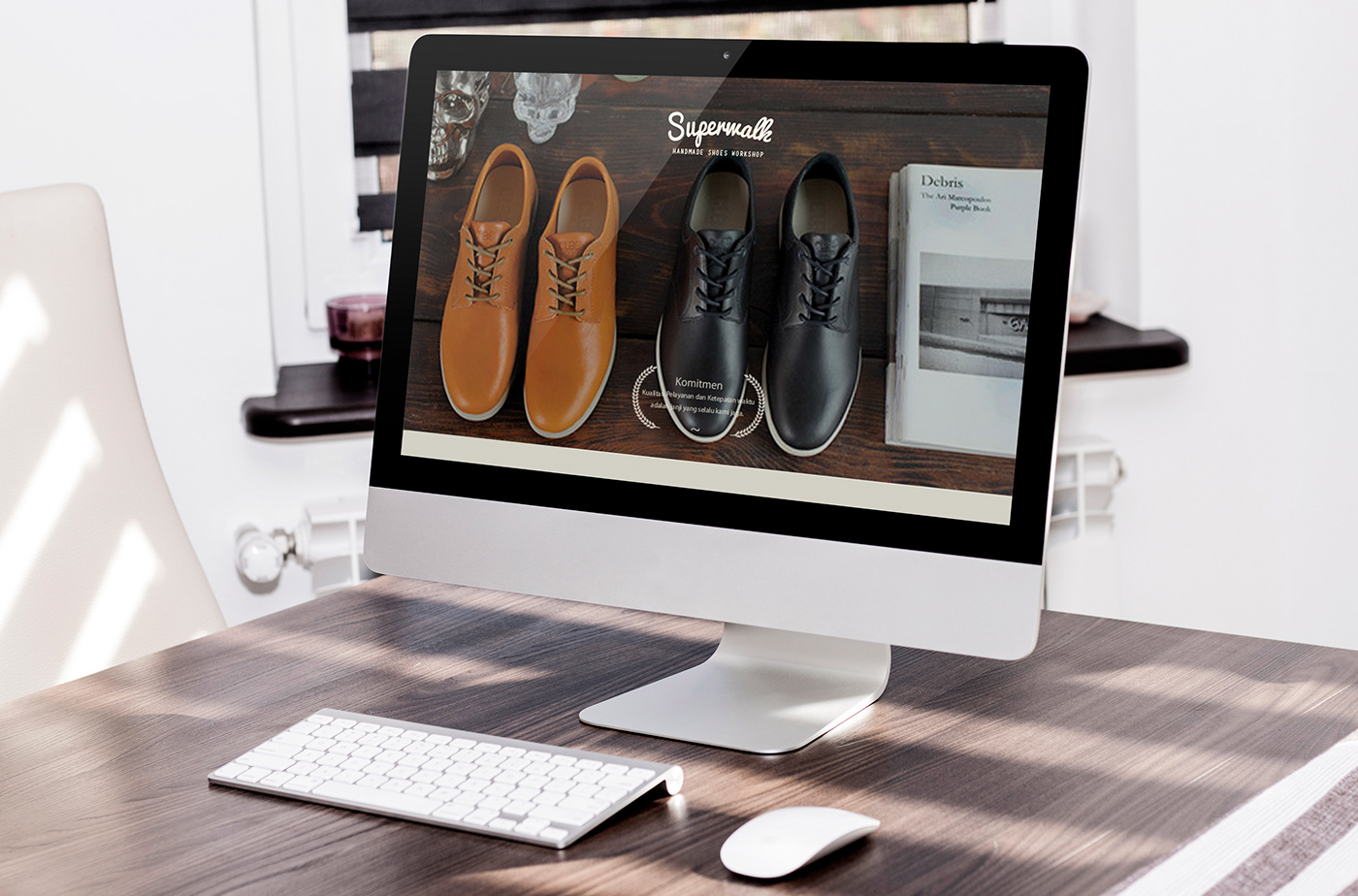Website Web Design  web development  shoes