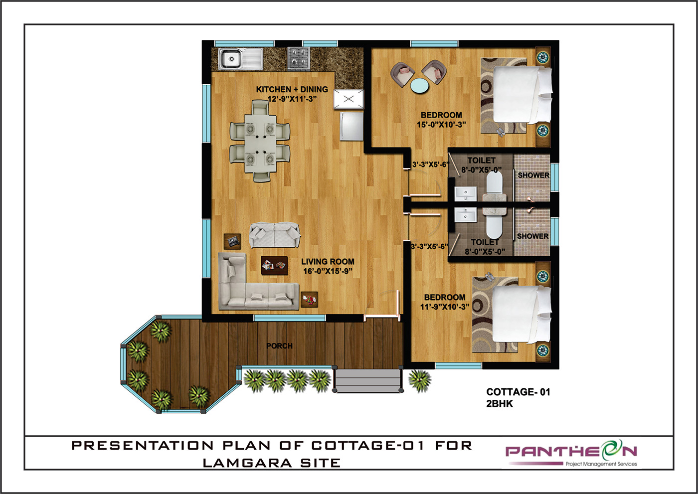 Cottages Digital Art  Drawing  house interior design  plans presentation Render residential Villas