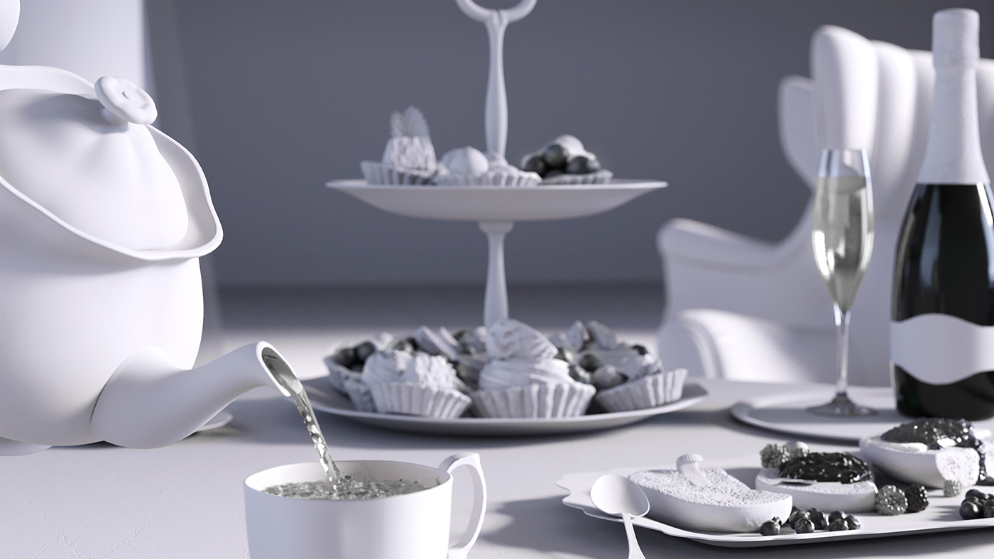 3ds max corona render  after effects vfx London rendering Render cinemagraph Afternoontea phoenixfd_simulation