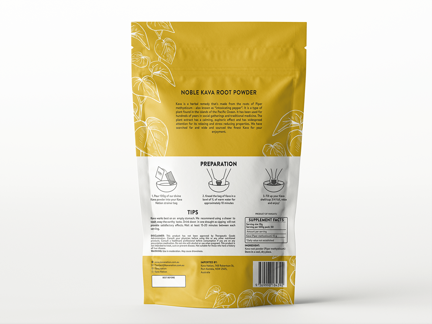 box brand identity Label label design package Packaging packaging design pouch powder product design 