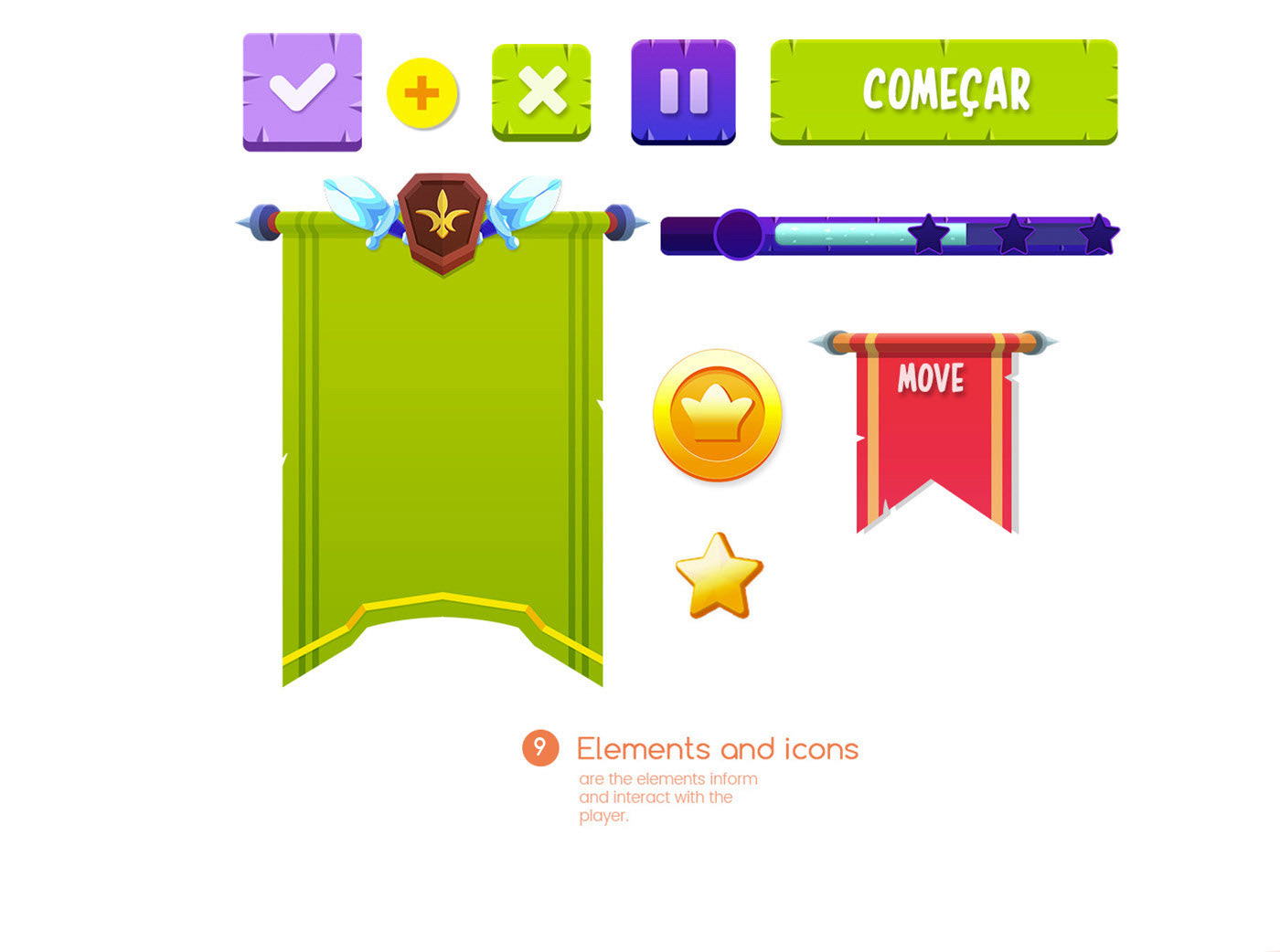 game design  user interface UI game ios iphone jogos illustrations UI artist animation 
