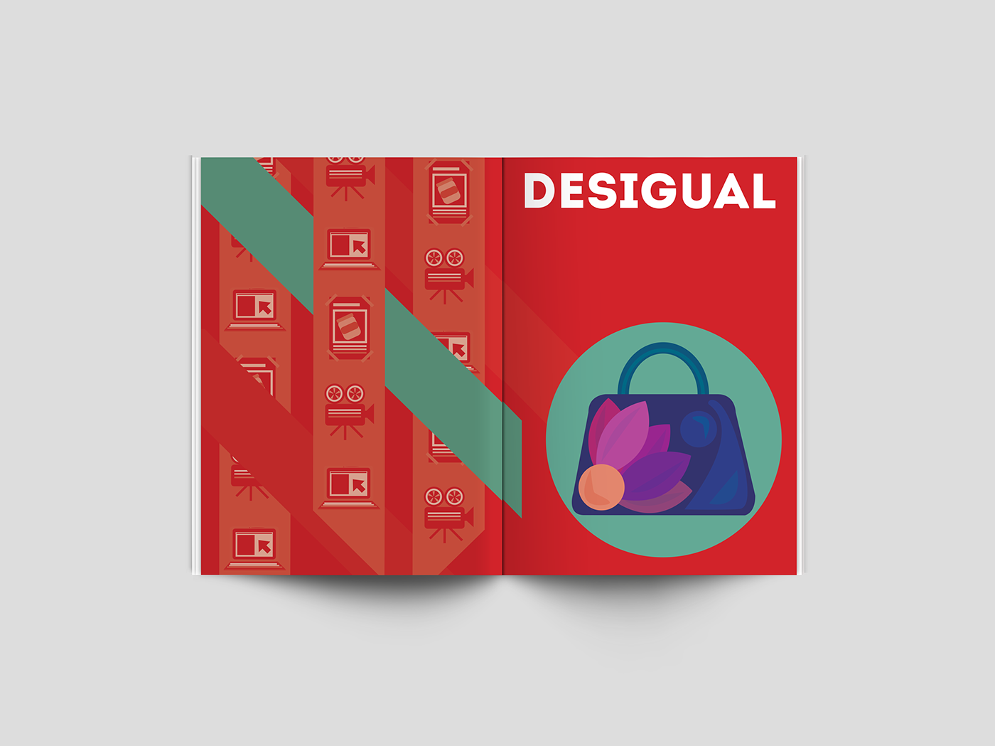 book editorial graphic design  material design Icon book design thesys  