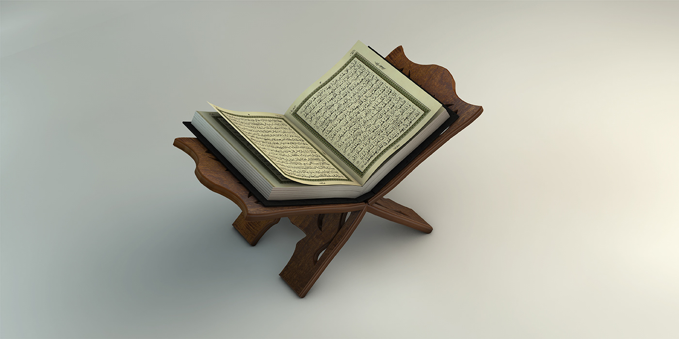 3D design ramdan night Render model Quran holymonth holyspirit