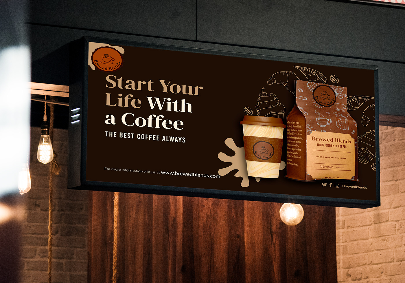 Coffee coffee branding Advertising  branding  brand identity coffee shop graphic design  product design  brewing coffee Coffee Blend