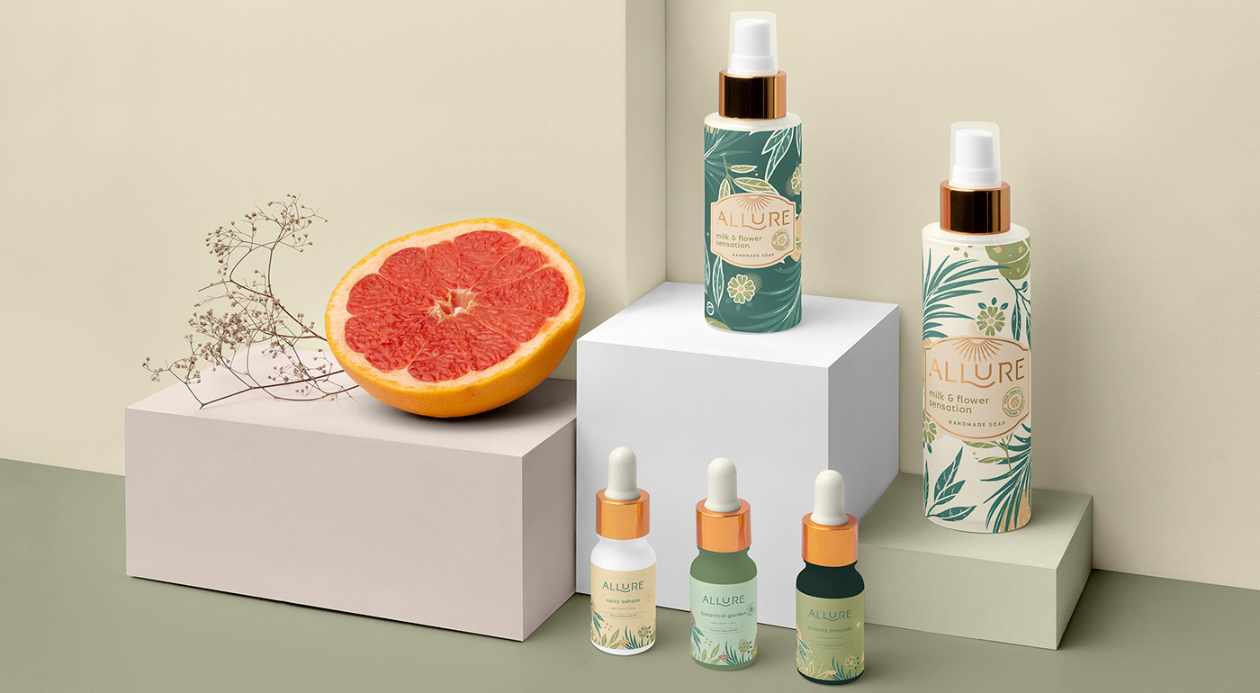 beauty brand identity cosmetic packaging cosmetics handmade natural organic Packaging skincare