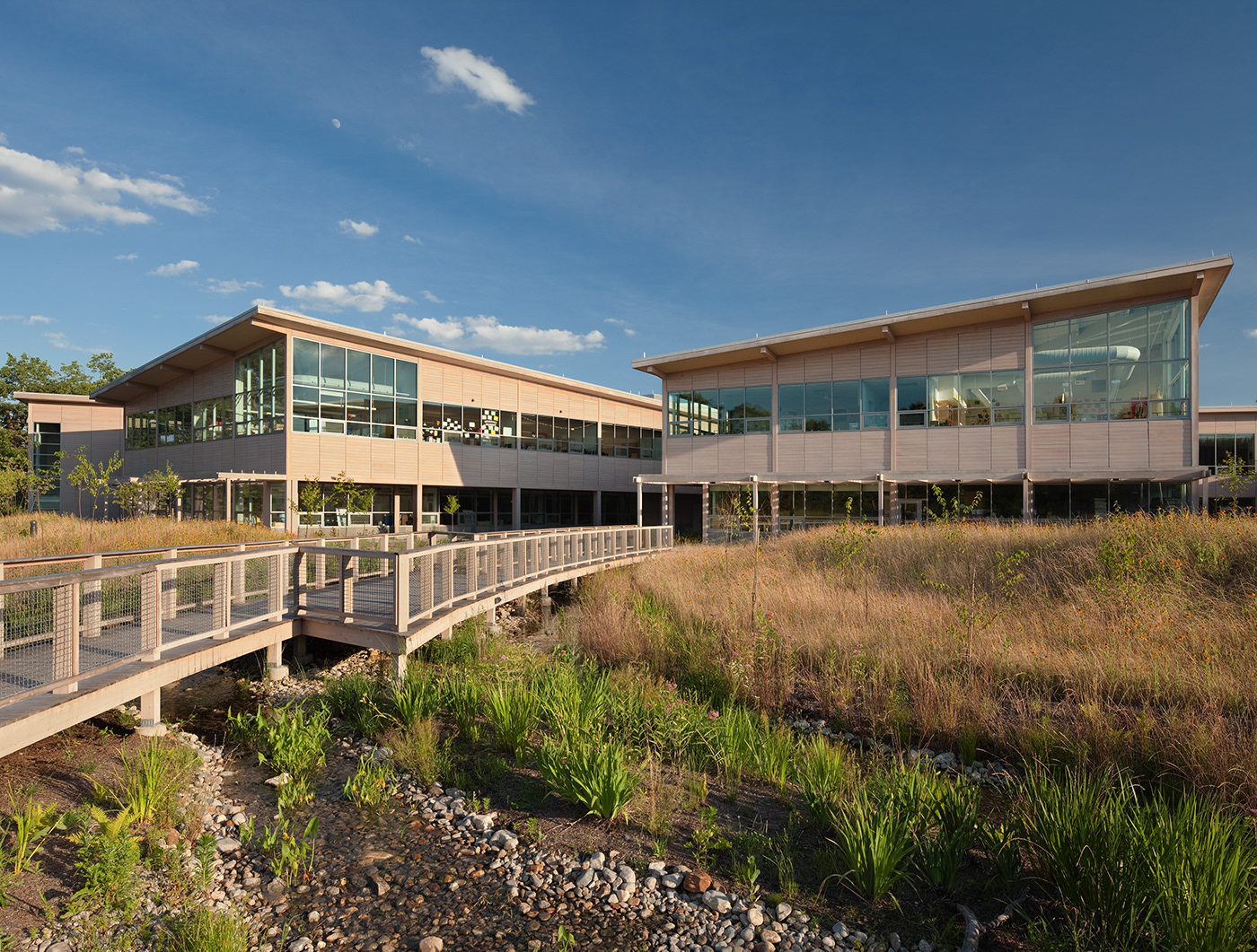 regenerative Sustainable school Education Landscape architecture stormwater stewardship Rogers