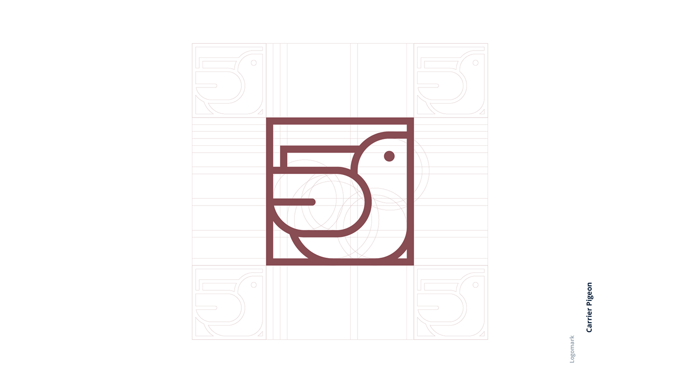 #typography factory poster branding  identity Logotype dove animal