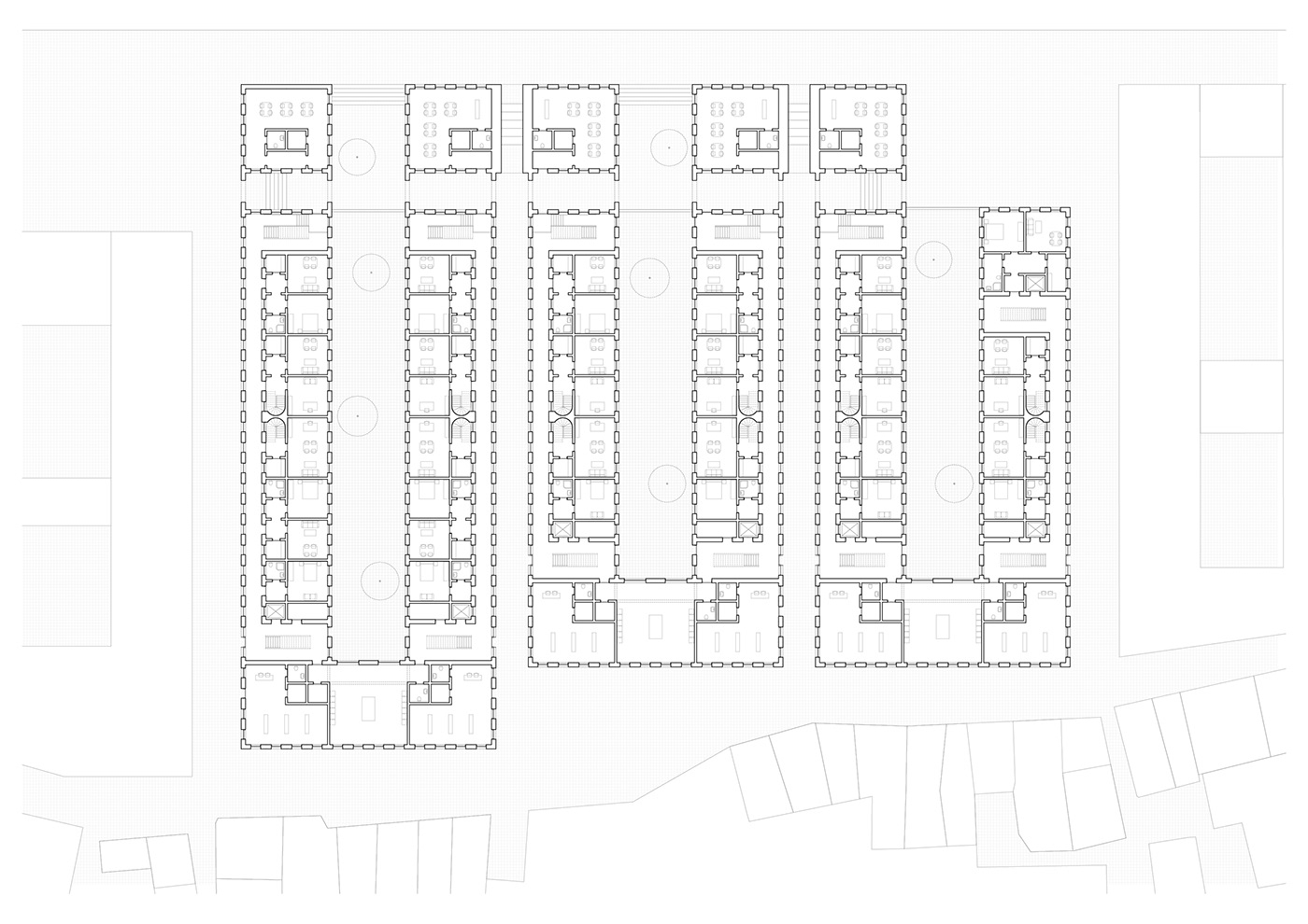 architecture Spatial Design cityscape Urban taranto puglia italy brick model Masterplan block Taranto