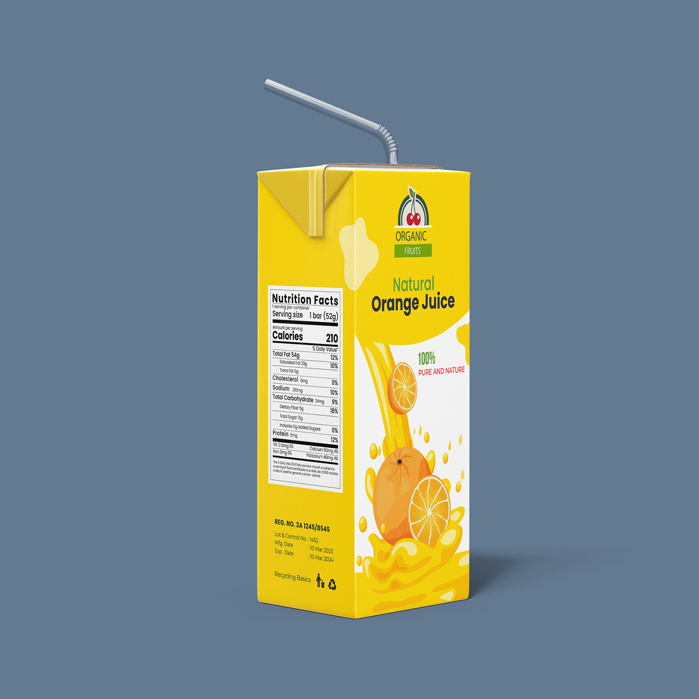 Juice Packaging Orange Juice packaging design product label product packaging juice box design drinking bottle brand identity Graphic Designer