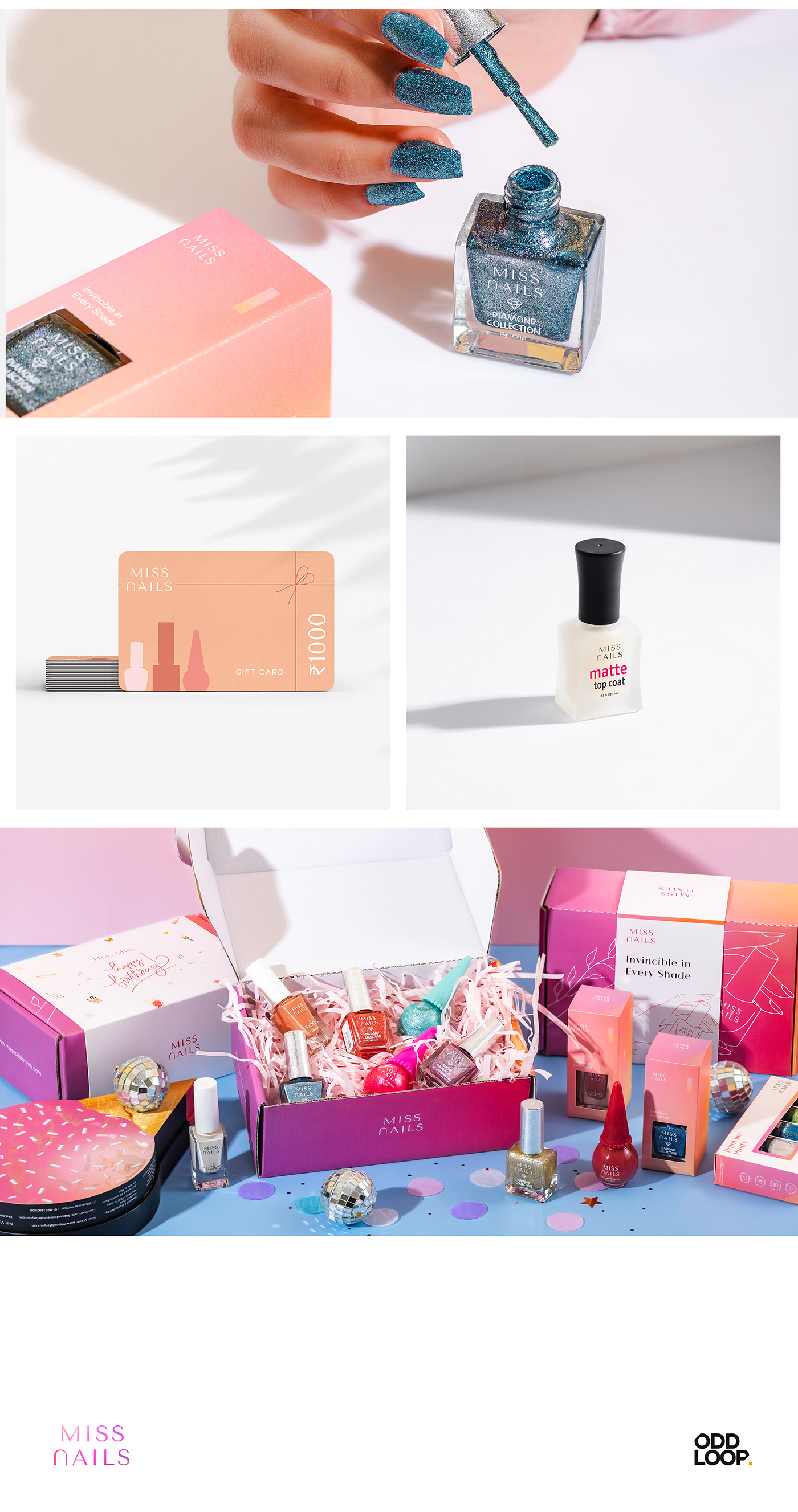 #Branding #cosmetics #Fashion #graphicDesign #illustration #Logo #nails #packaging ArtDirection Photography 