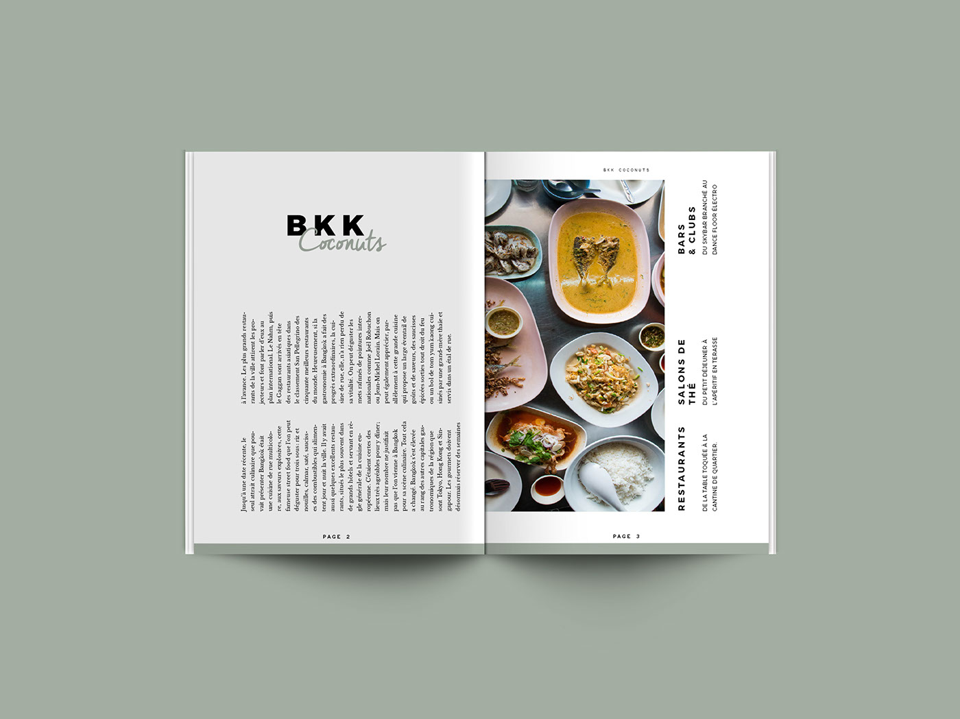 graphism edition Bangkok Thailand magazine Travel app graphic graphisme
